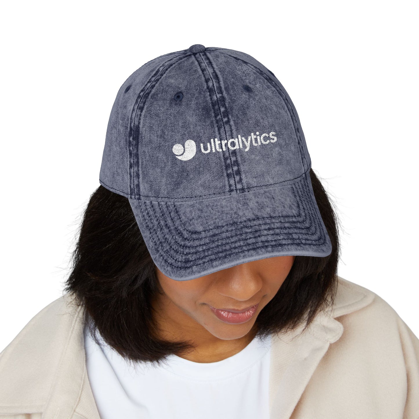 Ultralytics Vintage Embroidered Cap