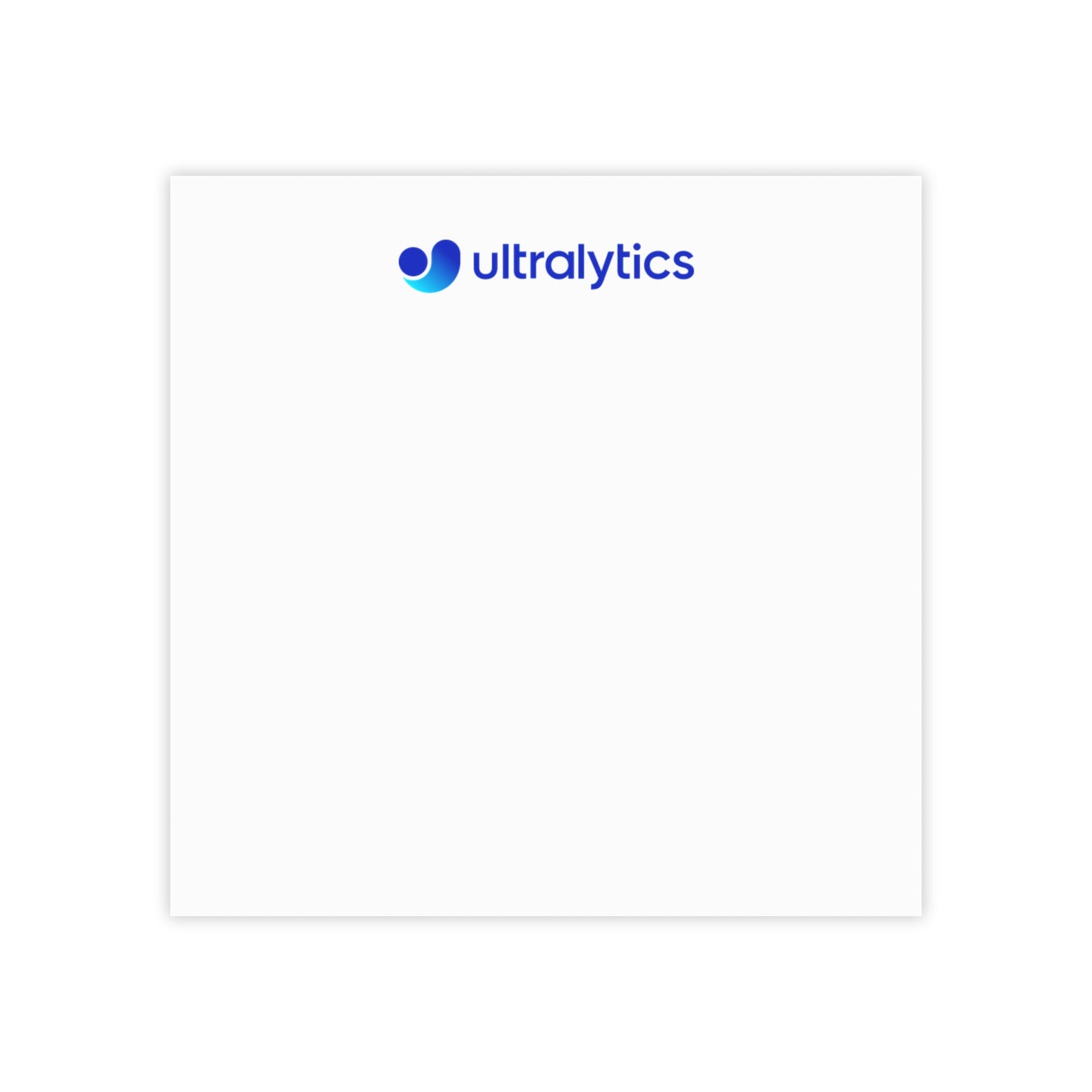 Ultralytics Post-it Notepads
